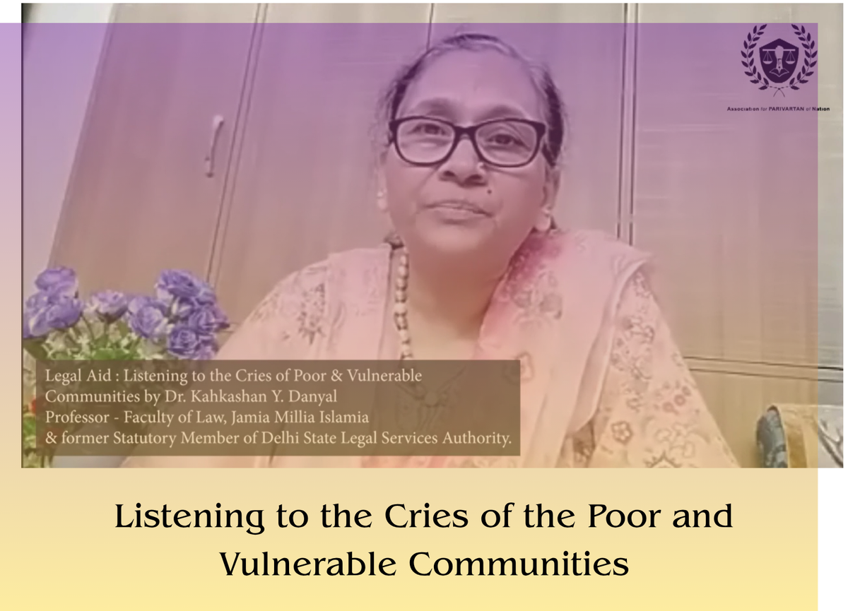 APNA Webinar on Legal Aid: Listening to the Cries of the Poor and Vulnerable Communities