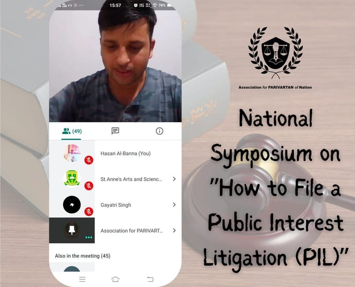 National Symposium on How to File a Public Interest Litigation (PIL)